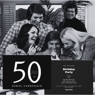 あなたは彼がもっと年上だと思ったに違いない 面白い 黒い誕生日 招待状