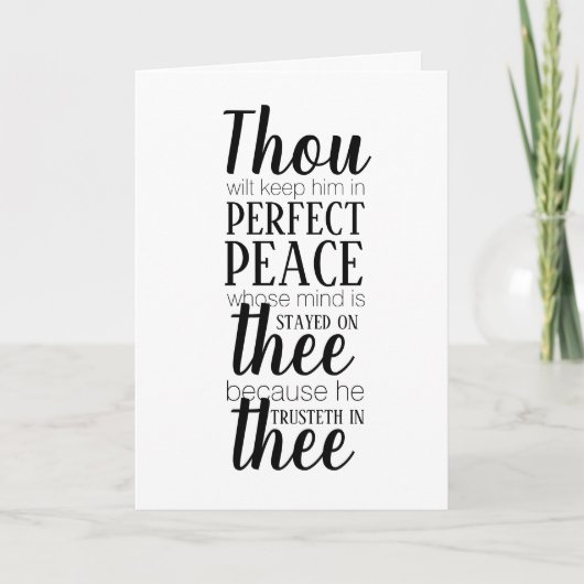 あなたは彼保を完全に安らかにしたいので祈す。 カード (正面)