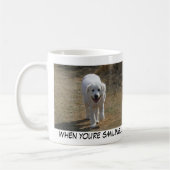 あなたは微笑の…マグ時 コーヒーマグカップ (左)