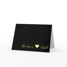 あなたは心がとても優しいですね、カード