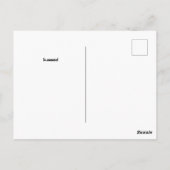 あなたは忘れの素晴らしバレンタインデー ポストカード (裏面)