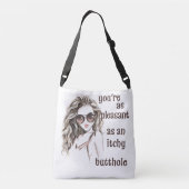 あなたは快適 クロスボディバッグ (裏面)