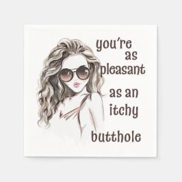 あなたは快適 スタンダードカクテルナプキン