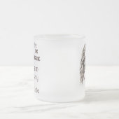 あなたは快適 フロストグラスマグカップ (中央)