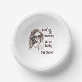 あなたは快適 ペーパーボウル