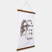 あなたは快適 吊り下げ型タペストリー (傾斜あり)