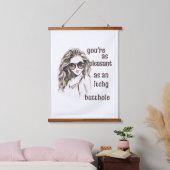 あなたは快適 吊り下げ型タペストリー (寝室)