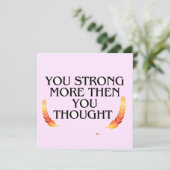 あなたは思っているより強い - エレガントゴールドモチ 招待状 (スタンド正面)