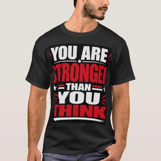 あなたは思っているより強い Tシャツ (正面)