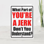 あなたは急な動き カード (正面)