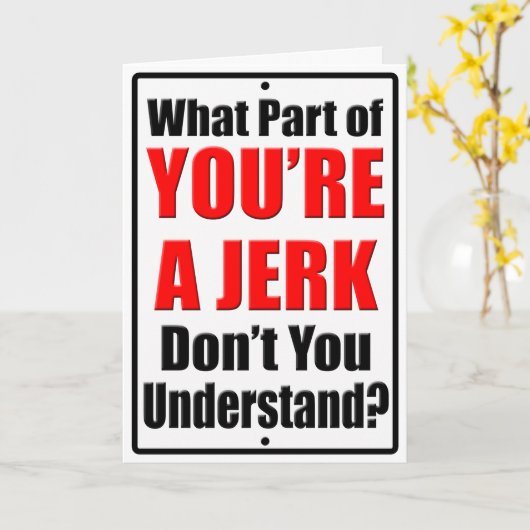 あなたは急な動き カード (黄色い花)