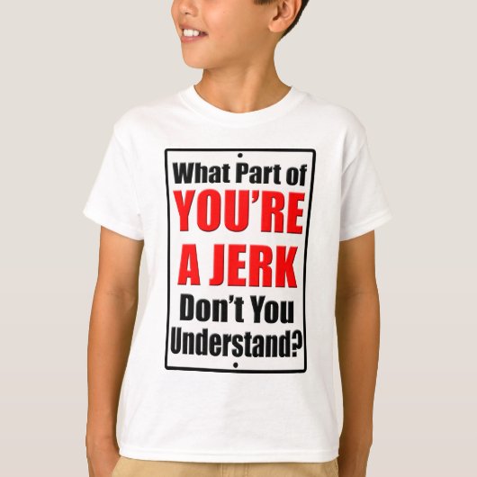 あなたは急に動く人 Tシャツ (正面)