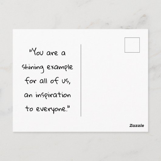 あなたは恐ろしくも素晴らしく創造されている、詩篇139:14 ポストカード (裏面)