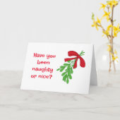 **あなたは悪い子？それとも良い子？** カード (黄色い花)