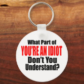 あなたは愚か者 キーホルダー (正面)