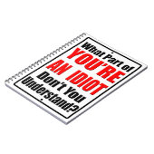 あなたは愚か者 ノートブック (左側)