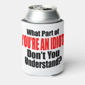 あなたは愚か者 缶クーラー (缶裏面)