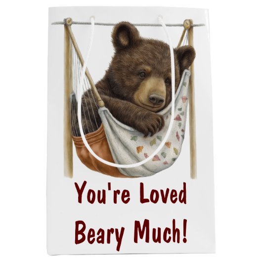 あなたは愛されたビーリーマート抱き枕 ミディアムペーパーバッグ (正面)