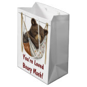 あなたは愛されたビーリーマート抱き枕 ミディアムペーパーバッグ (裏面アングル)