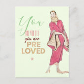 あなたは愛されたヴィンテージ・ファッション ポストカード (正面)