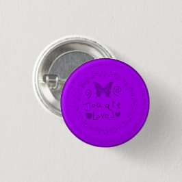 あなたは愛されています ピンバックボタン 缶バッジ
