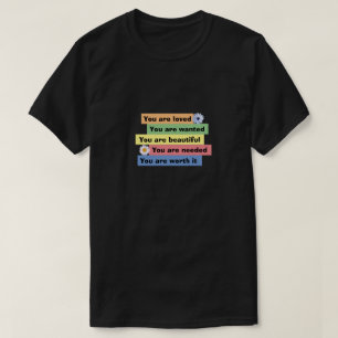 あなたは愛されています Tシャツ