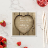 あなたは愛されているジョン3.16クリスチャンバレンタイン スタンダードカクテルナプキン (インサイチュ)