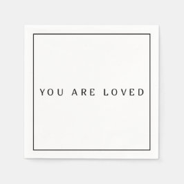 あなたは愛されている紙ナプキンス，標準カクテル スタンダードカクテルナプキン