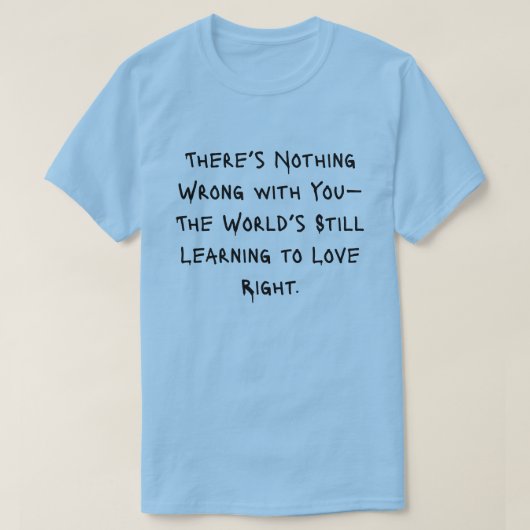 あなたは愛されている Tシャツ (デザイン正面)