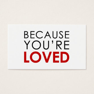 あなたは愛されるから