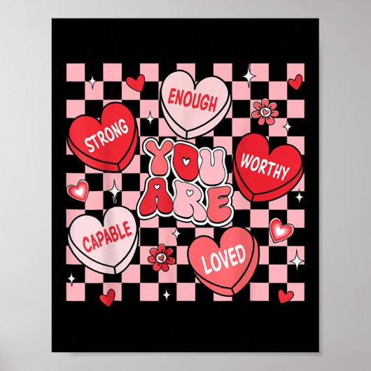 あなたは愛されるに値するキャンディハート先生Va ポスター (正面)