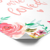 あなたは愛される子供部屋アートプリント ポスター (角)