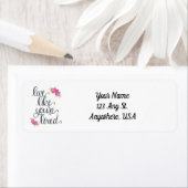 あなたは愛される差出人住所ラベルのように生きる ラベル (インサイチュ)