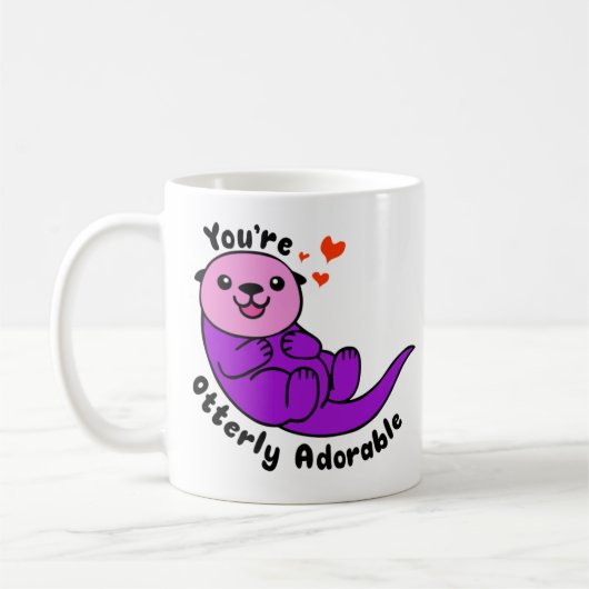 あなたは愛らしいマグカップ コーヒーマグカップ (左)