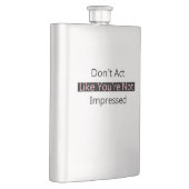 あなたは感動しない振る舞いをしない フラスク (右)