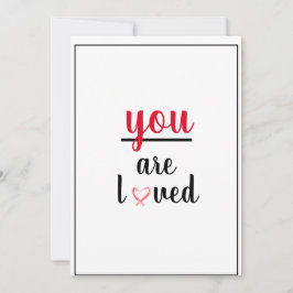 あなたは感謝の気持ちを込めて愛される サンキューカード