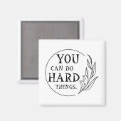 あなたは懸命事ができるデザイン4 マグネット (正面/裏面)