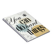 あなたは懸命事を行うことができるインスピレーション ノートブック (右側)