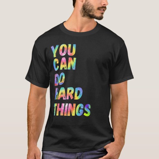 あなたは懸命事事ができるプライドアリー虹Lgbt Fla Tシャツ (正面)