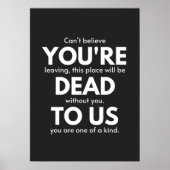 あなたは我々に死んで、同僚が行っ遠くにたおもしろい。 ポスター (正面)