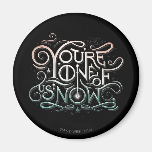 あなたは我々の一人は今グラフィックカラフルだ マグネット (正面)