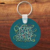 あなたは我々の一人は今グリーングラフィック キーホルダー (正面)