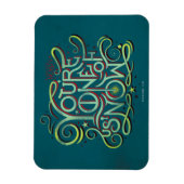 あなたは我々の一人は今グリーングラフィック マグネット (縦)