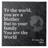 あなたは我々の世界の母 タイル (正面)