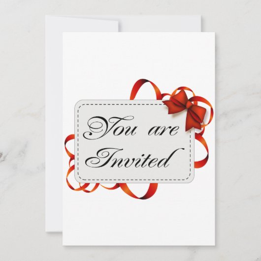 あなたは招待され招待状カード 招待状 (正面)