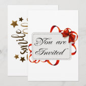 あなたは招待され招待状カード 招待状 (正面/裏面)