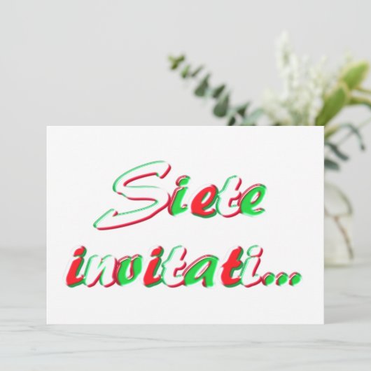 あなたは招待され 招待状 (スタンド正面)