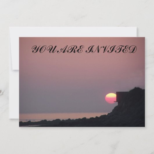 あなたは招待され 招待状 (正面)