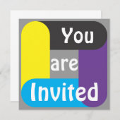 あなたは招待され 招待状 (正面/裏面)