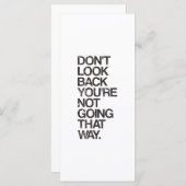 あなたは振り返らないで (正面/裏面)